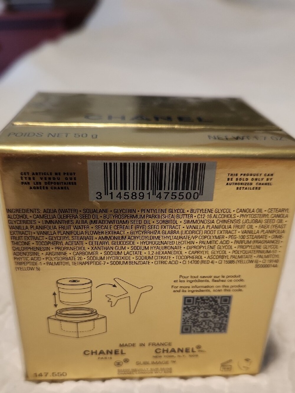 CHANEL Sublimage La Crème - Gold Packaging - Picture 6 of 6